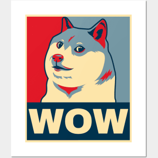 DOGE WOW Hope Parody Posters and Art